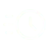 An icon of a clock representing speed.